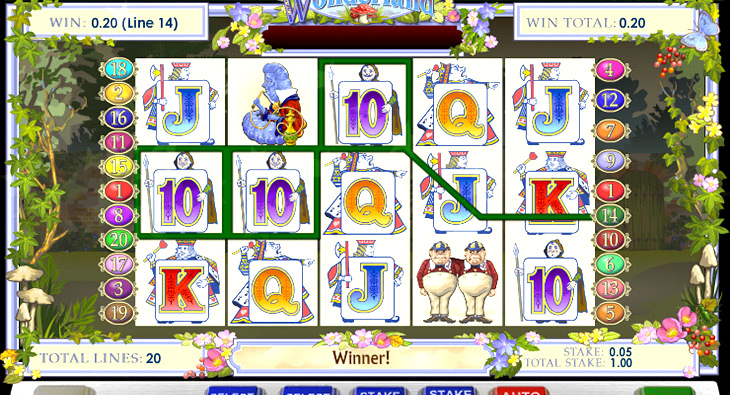 Adventures in Wonderland Slot