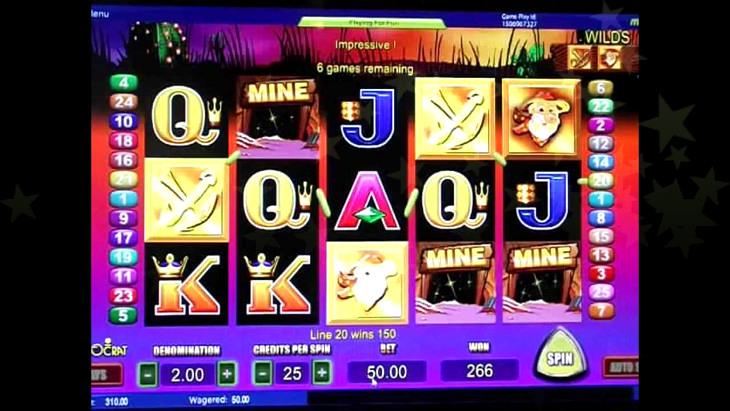 Gold Miners Slot Machine